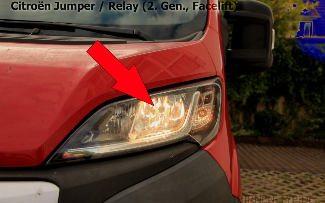 Das ist die korrekte Citroën Jumper / Relay Facelift Abblendlicht-Birne und so wechselst Du sie (Modell Y, 2. Generation)