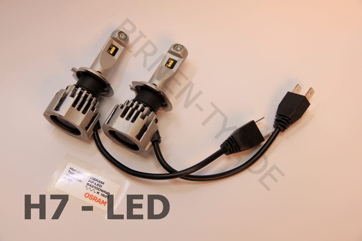 LED ersetzt H7-Leuchtmittel - 1Z5 Zulassung nicht dabei