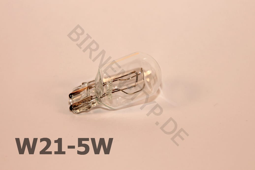 Osram 7515-02B Original Line Halogenlampen 12 V W21/5 W, Set Of 2, Bianco