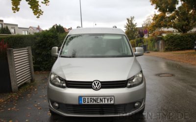 Liste mit allen Birnen für den VW Caddy 3 (3. Gen./GP1 , Typ: 2K, 2010-2015)