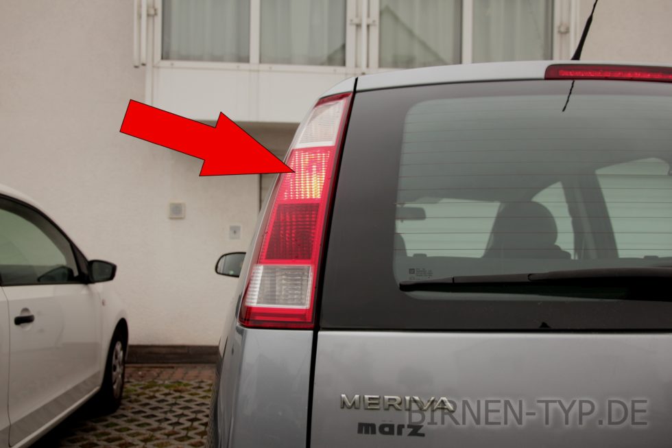 Liste mit allen Birnen für den Opel Meriva A (Typ X03, 20032010)