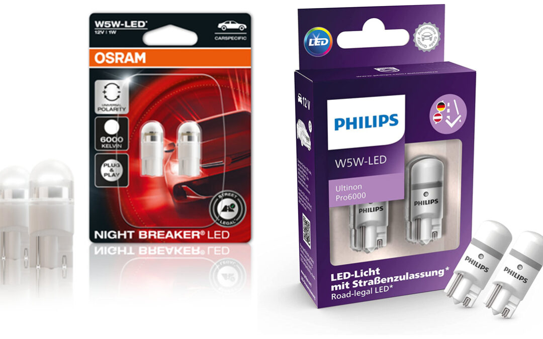 Weitere LED-Revolution: W5W-Birnen jetzt auch für Außenbeleuchtung  zugelassen