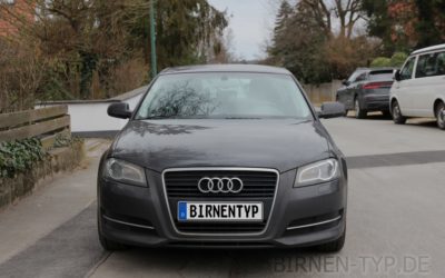 Liste mit allen Birnen für den Audi A3 Sportback (2. Gen., Typ: 8PA, 2004-2015)