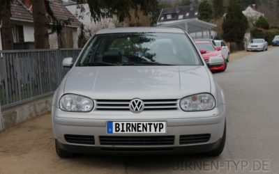 Liste mit allen Birnen für den VW Golf 4 (4. Gen., Typ: 1J1, 1997-2007)