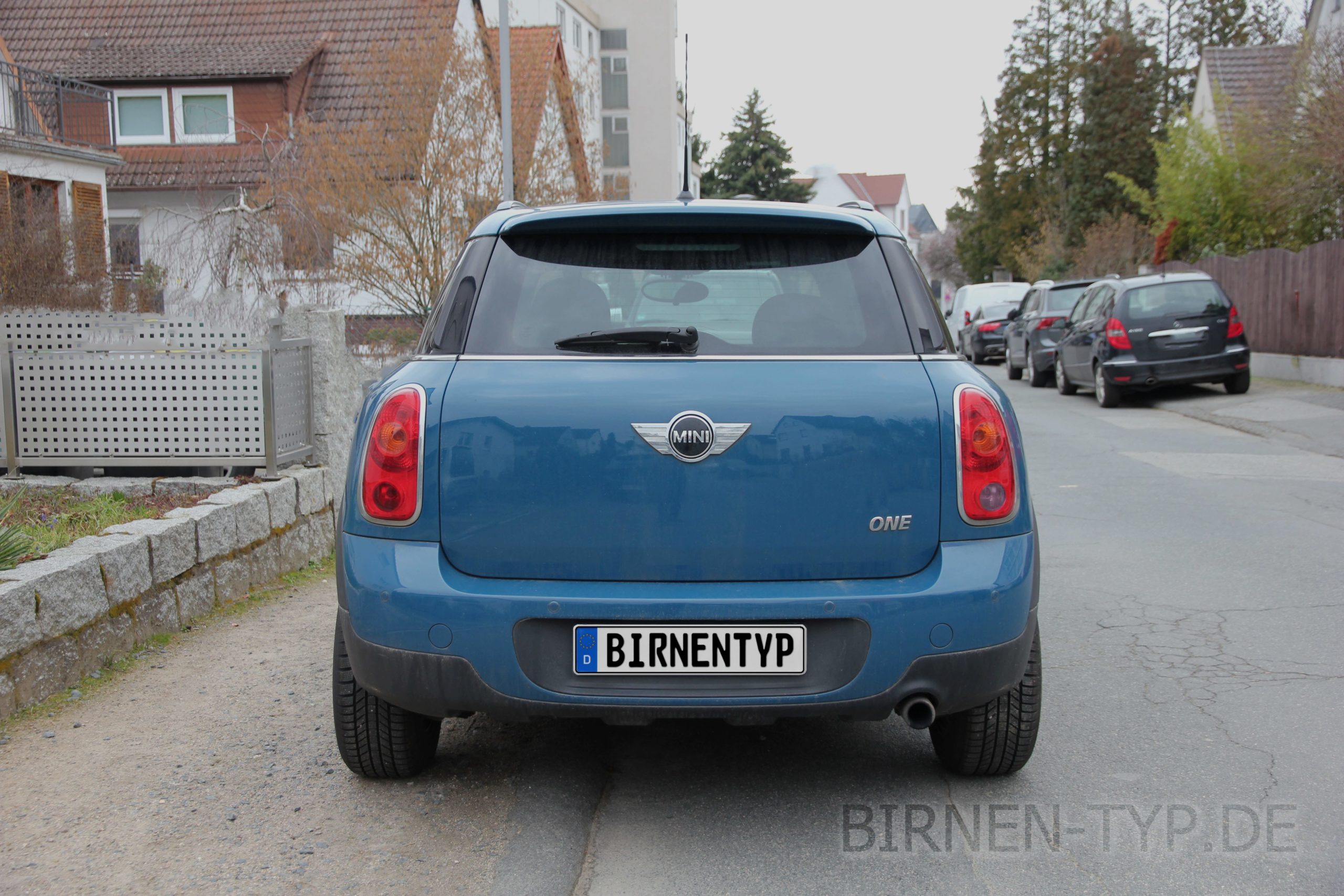 Heck-Ansicht des Mini Countryman 1 (Modell R60) 2010 - 2017 hinten