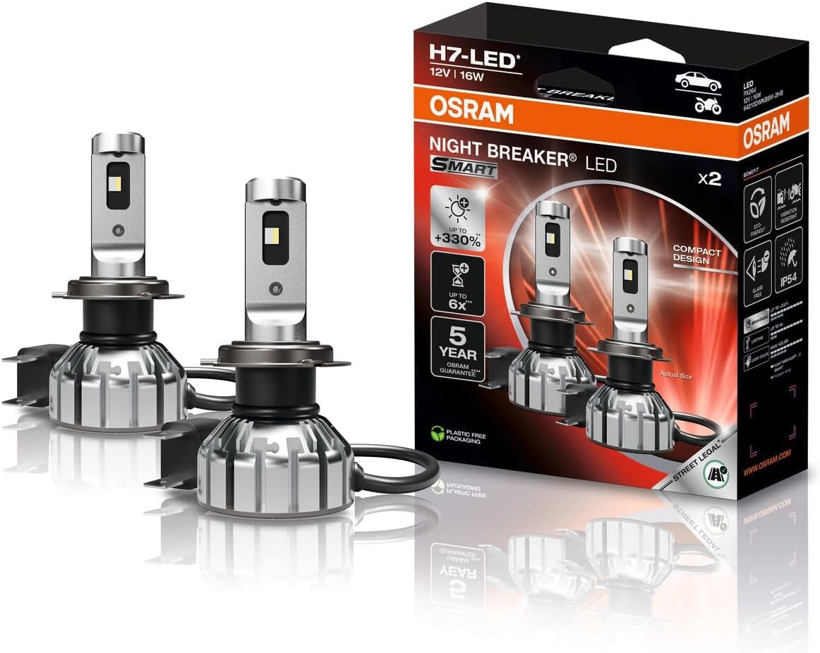 Osram Nigh Breaker LED H7 Smart Gen 3 Abblendlicht Fernlicht legal retrofit endlich LED statt Halogen fahren