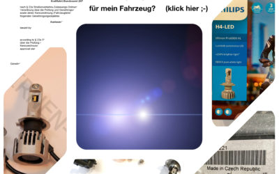 So bekommst Du die ABG für die W5W-, H1-, H4- & H7-LED-Birnen von OSRAM und PHILIPS