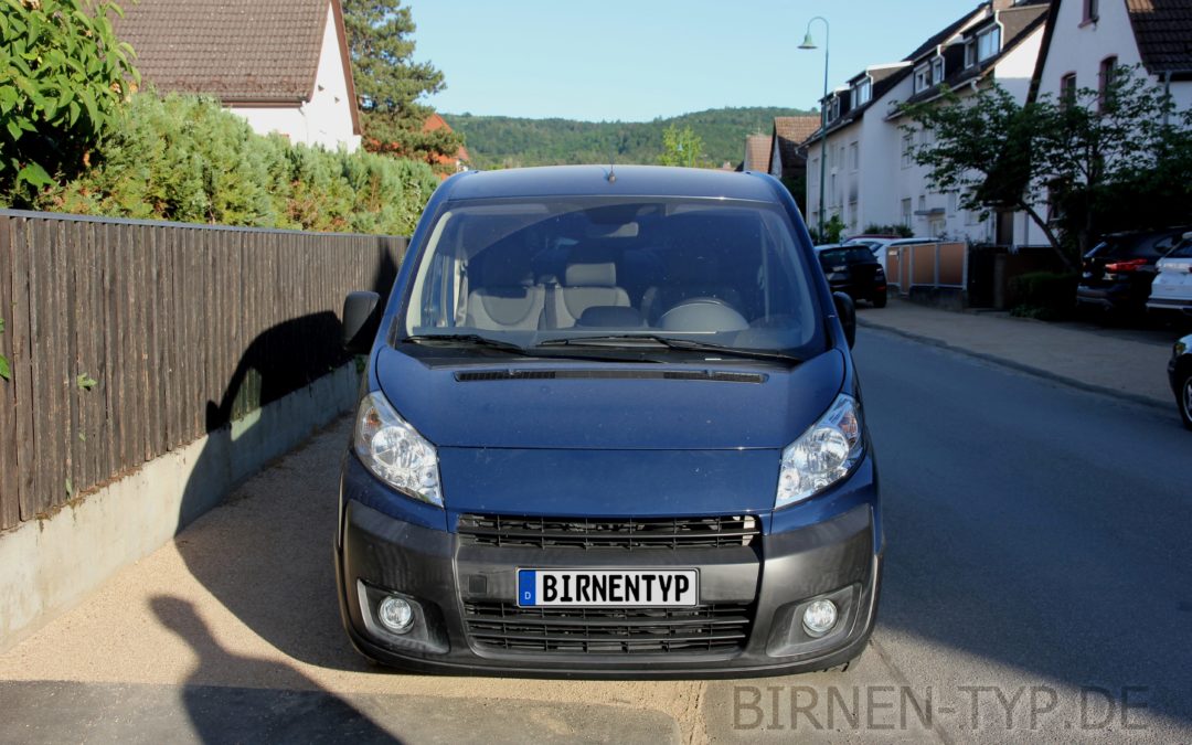 Front-Ansicht des Fiat Scudo 2 Baujahr von 01-2007 bis 03-2016 vorne