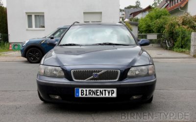 Liste mit allen Birnen für den Volvo V70 (2. Gen. Kombi, Typ: S/P26/285, vor UND nach Facelift, 1999-2008)