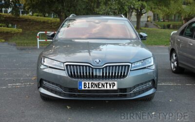 Liste mit allen Birnen für den Škoda Superb (3V, Gen. 3, 2015-2023)