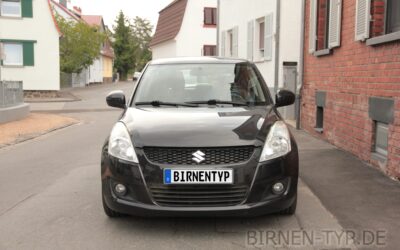 Liste mit allen Birnen für den Suzuki Swift (Typ: FZ/NZ, Gen. 5, 2010-2017)