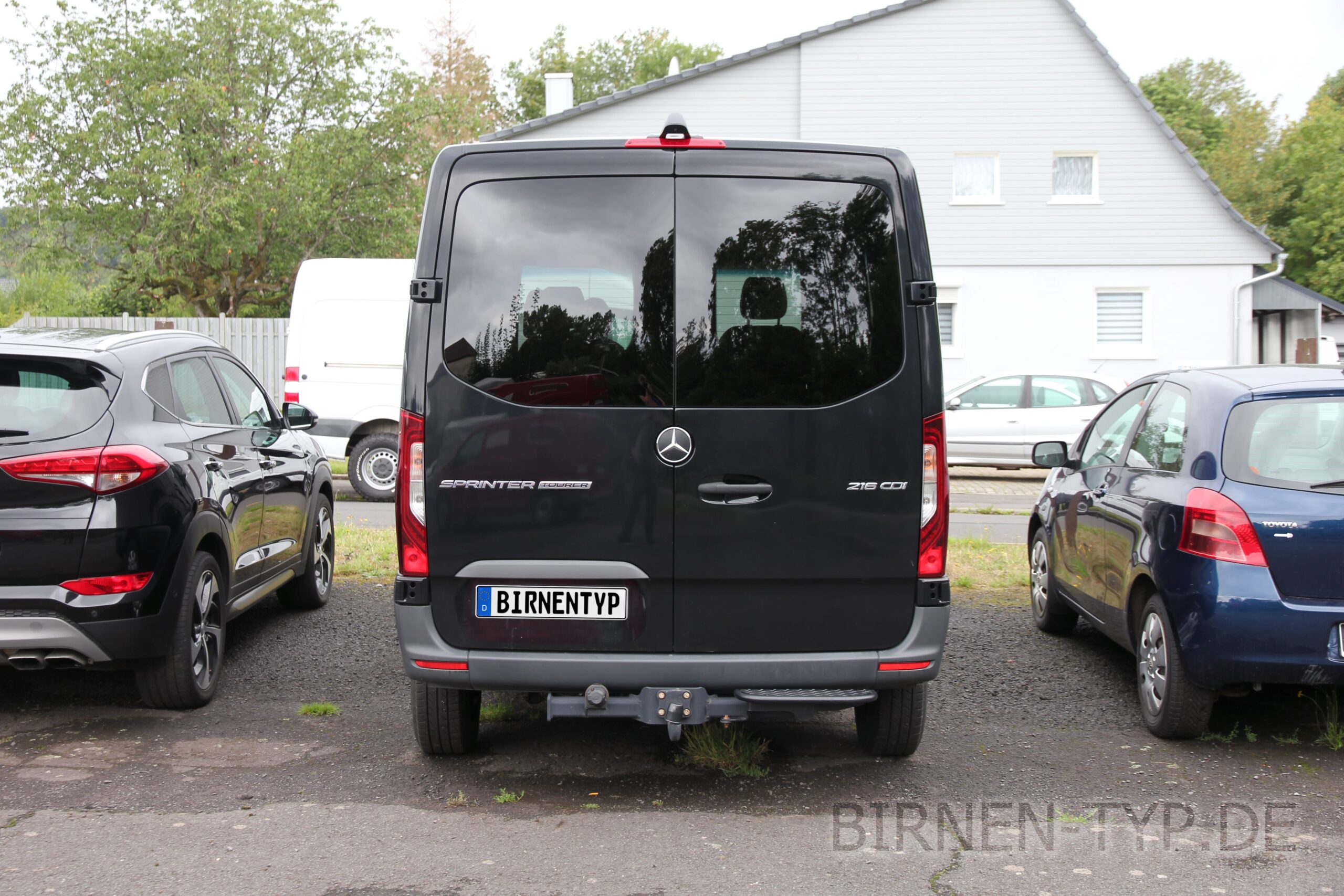 Heck-Ansicht des Mrcedes Benz Sprinter 3 (Modell VS30 (907 910)) 2018 - heute hinten