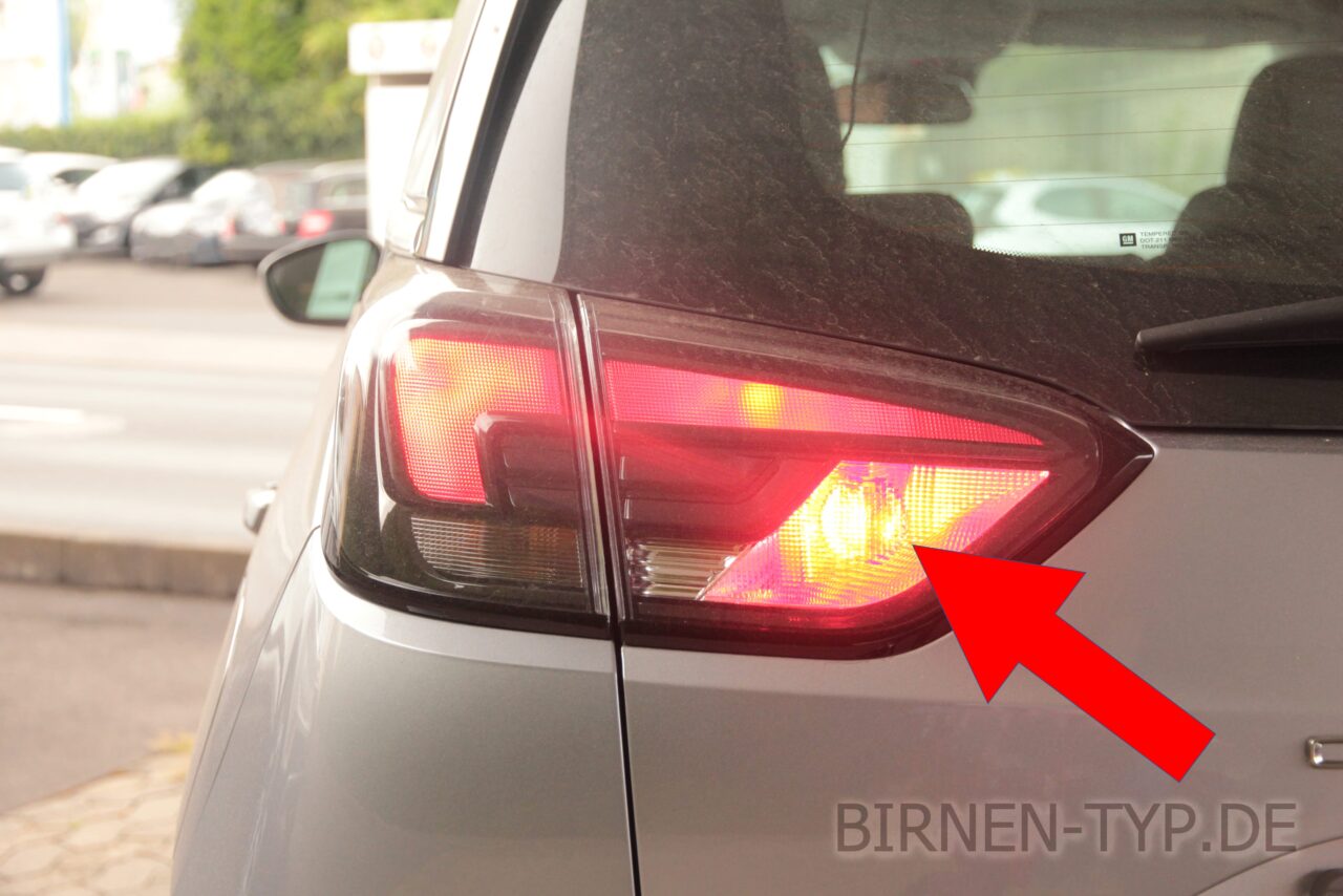Liste mit allen Birnen für den Opel Crossland (X) (Typ P17/P2QO, 2021heute)