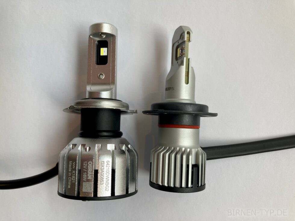 OSRAM und PHILIPS - H7 - LED der zweiten Generation im Vergleich!