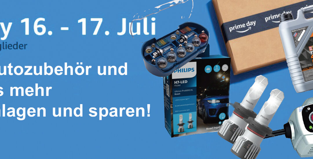 Schnäppchen: Alle Amazon Prime Day Auto- & Motorrad-Angebote in der Übersicht