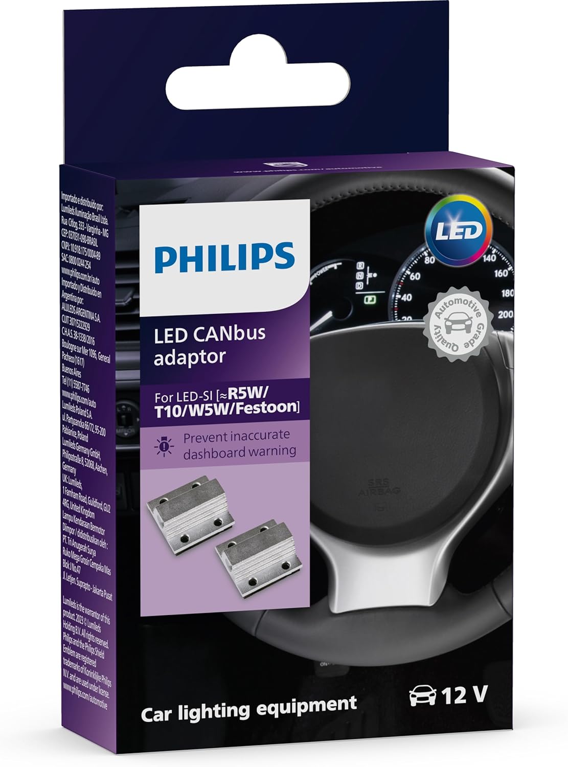 Philips W5W Can Adapter Widerstand keine Fehlermeldungen Standlicht legal LED retrofit