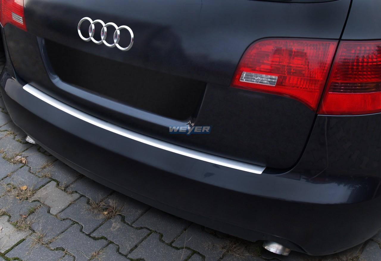 So sieht der Ladekantenschutz für den Audi A6 3 C6/4F aus