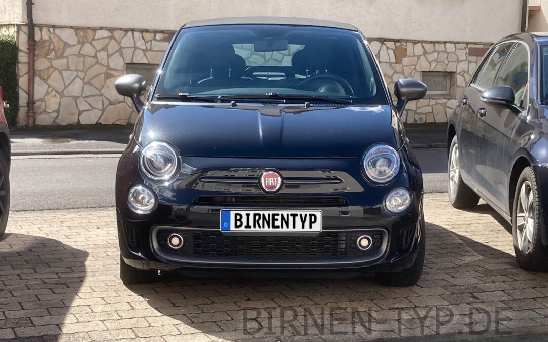 Front-Ansicht des Fiat 500 1 Baujahr von 07-2007 bis heute (Abarth) vorne