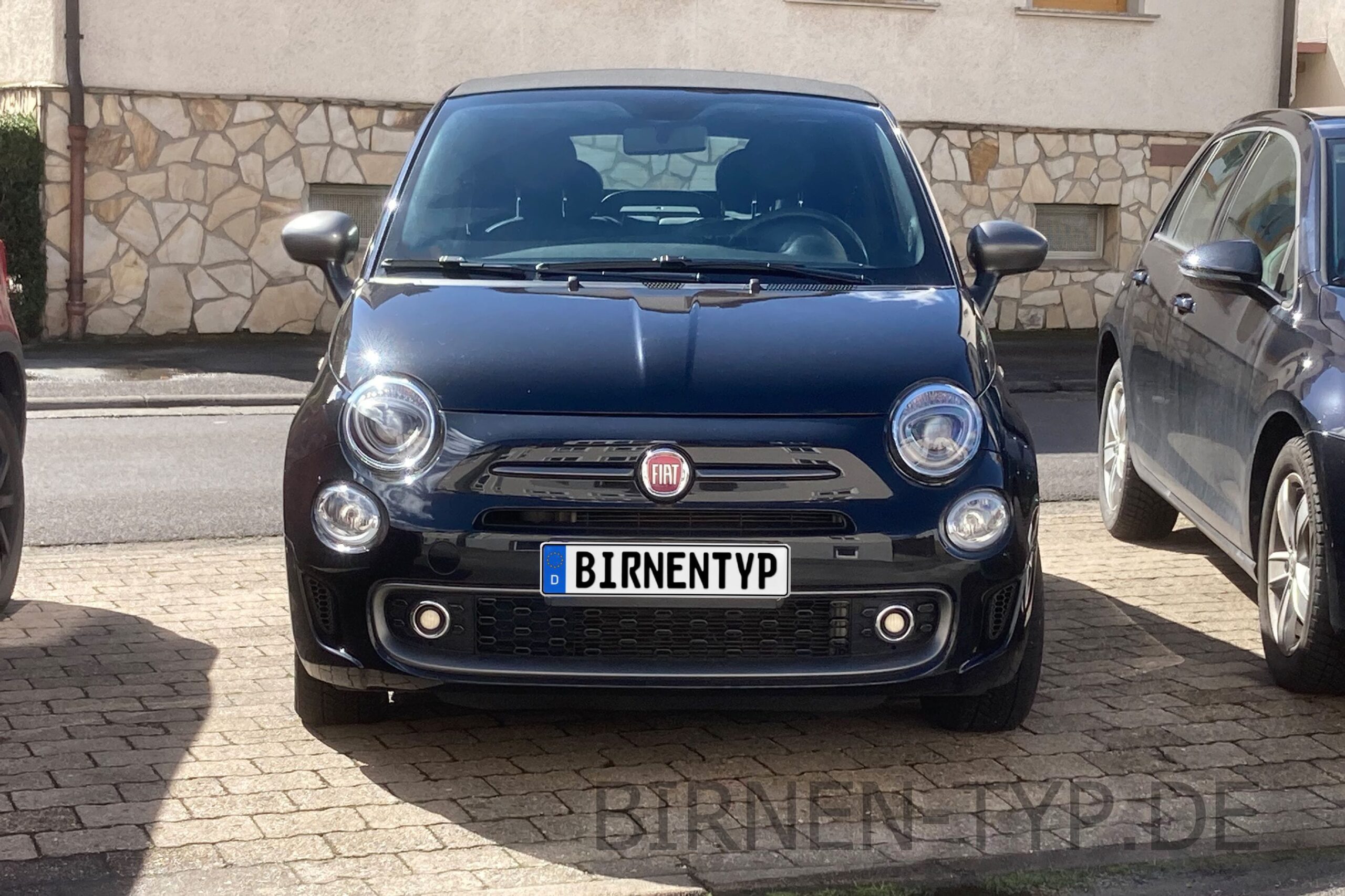 Front-Ansicht des Fiat 500 1 Baujahr von 07/2007 bis heute (Abarth) vorne