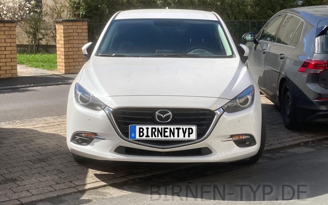 Front-Ansicht des Mazda 3 3 Baujahr von 07-2013 bis 12-2018 vorne