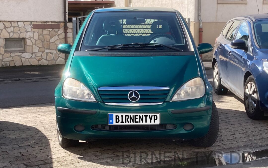 Liste mit allen Birnen für den Mercedes-Benz A-Klasse 1. Gen (Typ W168 – 1997-2005)