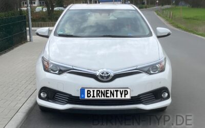 Liste mit allen Birnen für den Toyota Auris (5-Türer, Kombi / Estate) 2. Gen (Typ E18 – 2012-2018)