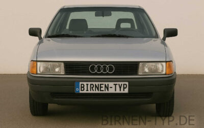 Liste mit allen Birnen für den Audi 80 3 & 4. Gen (Typ B3 (89) & B4 (8C) – 1986-1995)