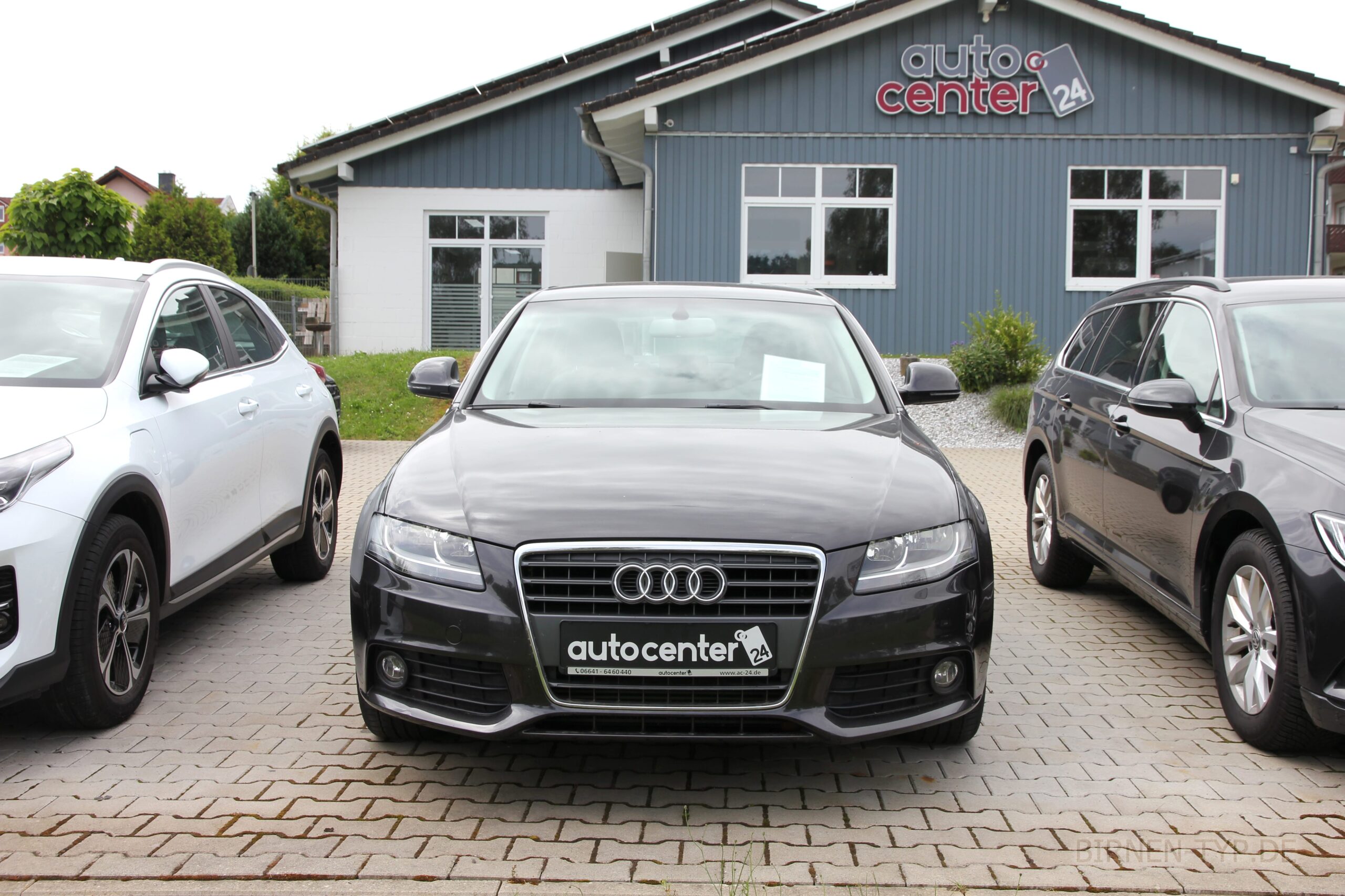 Front-Ansicht des Audi A4 3 Baujahr von 11/2004 bis 06/2008 vorne