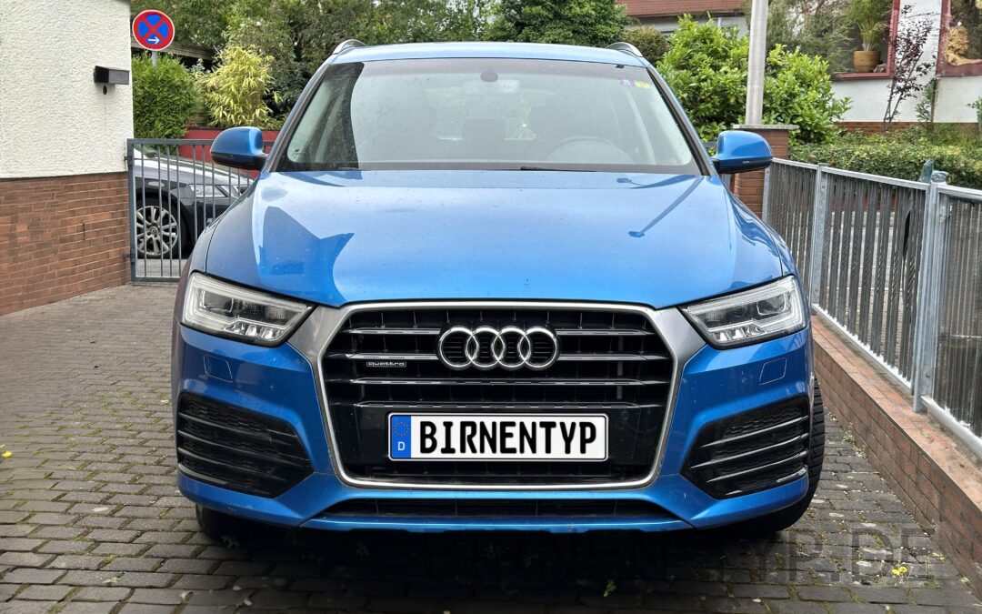 Front-Ansicht des Audi Q3 1. Gen. Baujahr von 06-2011 bis 03-2020 vorne 18642