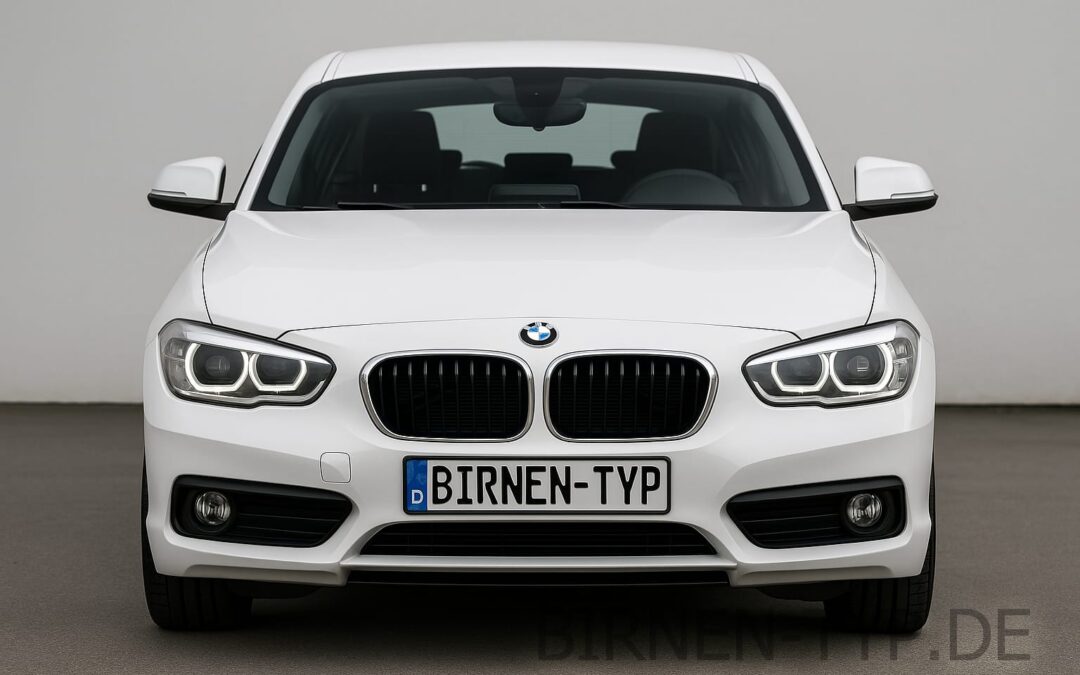 Front-Ansicht des BMW 1er 2 Baujahr von 12-2011 bis 06-2019 vorne