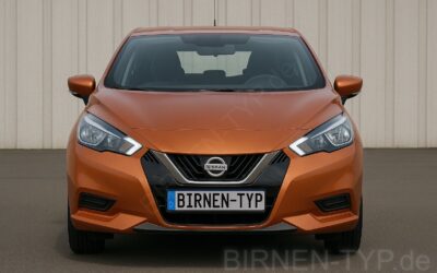 Liste mit allen Birnen für den Nissan Micra 5. Gen (Typ K14 – 2016-2022)