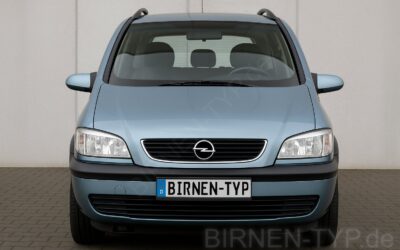 Liste mit allen Birnen für den Opel Zafira A. Gen (Typ T98 – 1999-2005)