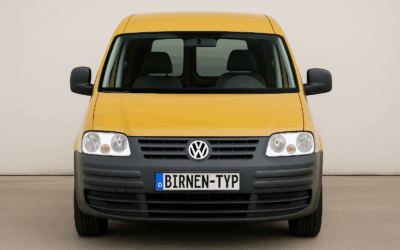 Liste mit allen Birnen für den Volkswagen VW Caddy 3. Gen (VOR Facelift) (Typ 2K/SA – 2003-2010)