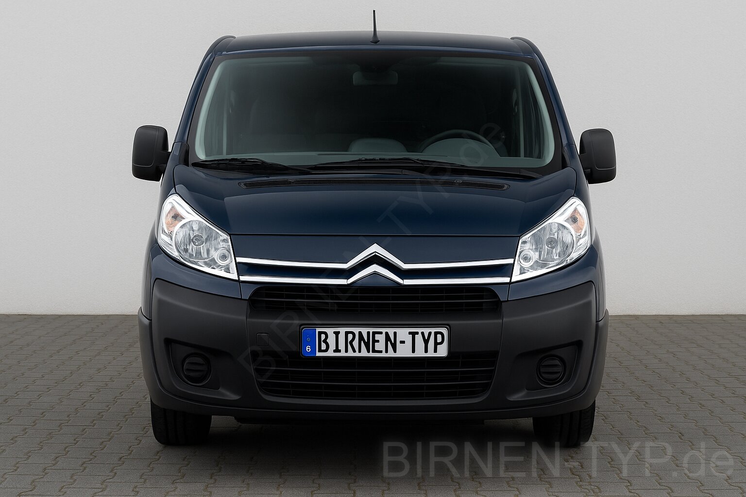 Front-Ansicht des Citroën Jumpy 2 Baujahr von 01/2007 bis 03/2016 vorne