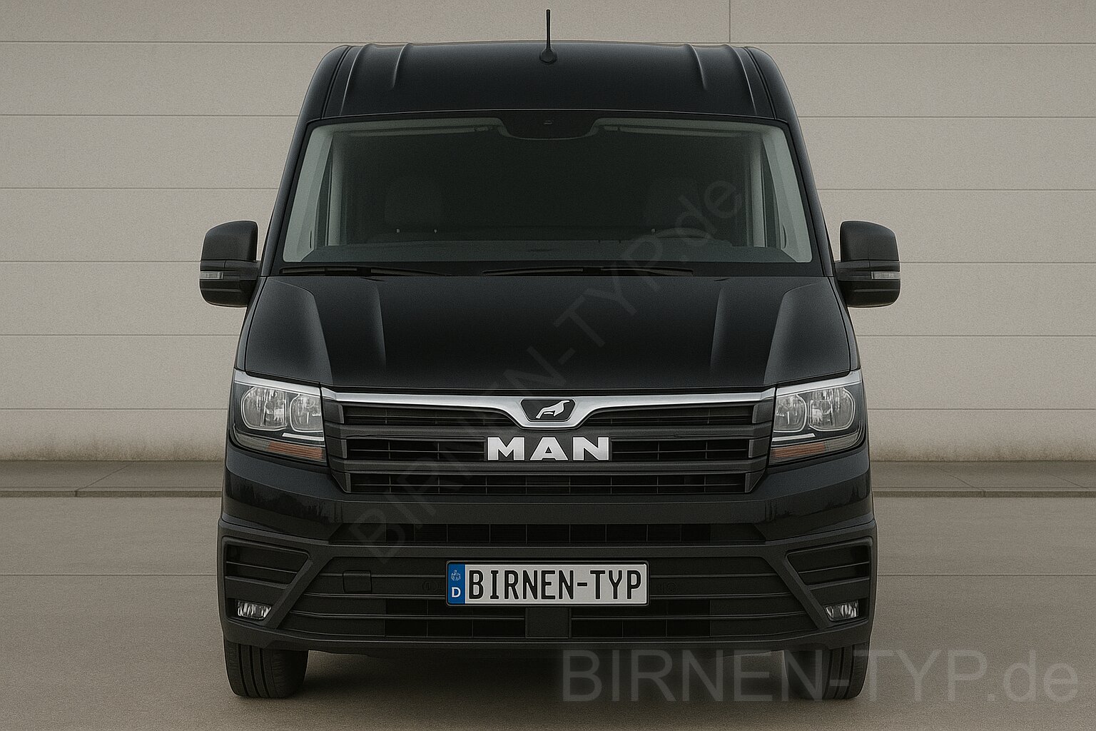 Front-Ansicht des MAN TGE 1 Baujahr von 09/2016 bis heute vorne