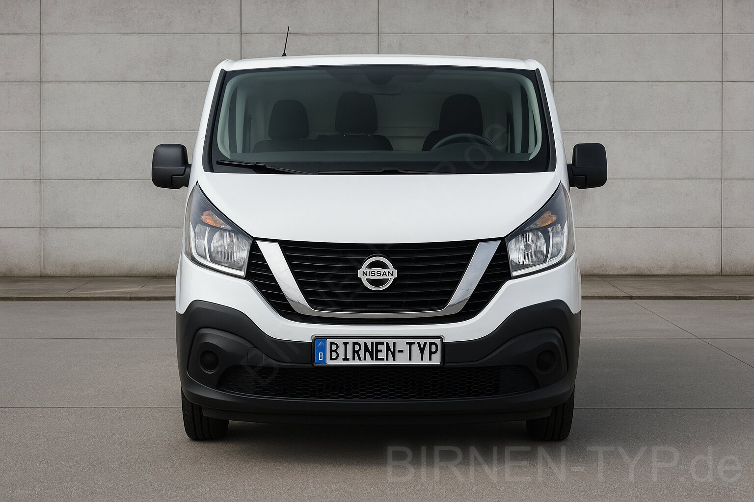 Front-Ansicht des Nissan NV300 / Primastar 1 Baujahr von 09/2016 bis heute vorne