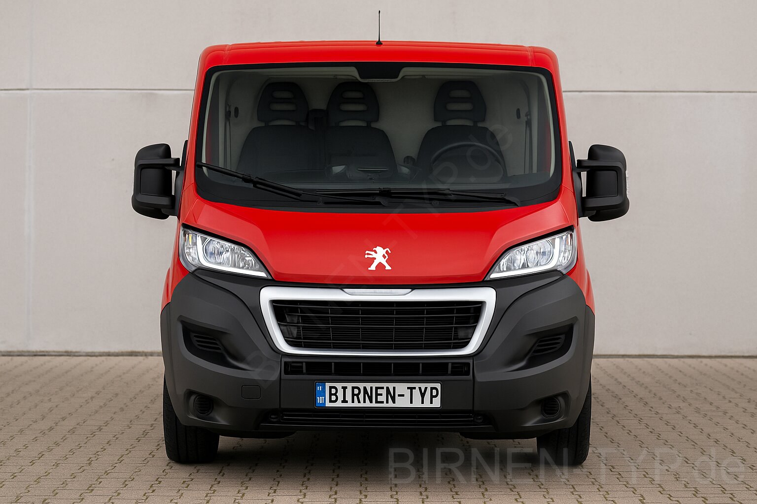 Front-Ansicht des Peugeot Boxer 2 (Facelift) Baujahr von 05/2014 bis heute vorne